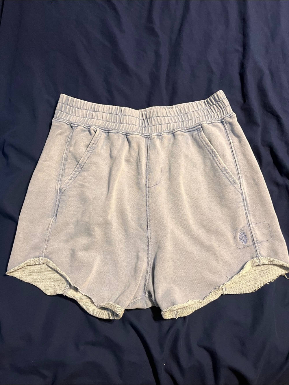 Free People Light blue High-Rise Lounge Shorts